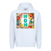 White teacher mom mother's day Premium Hoodie - TumblerDesignByShophia