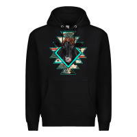 Black black angus cowhide aztec Premium Hoodie - JahusDesignShop