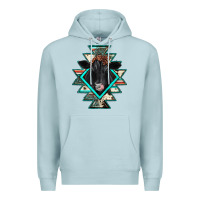 Blue Mist black angus cowhide aztec Premium Hoodie - JahusDesignShop