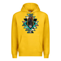 Lemon black angus cowhide aztec Premium Hoodie - JahusDesignShop