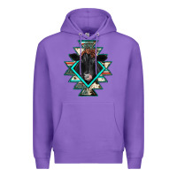 Purple black angus cowhide aztec Premium Hoodie - JahusDesignShop