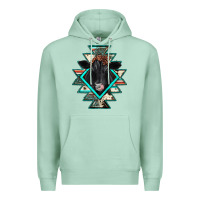 Seafoam black angus cowhide aztec Premium Hoodie - JahusDesignShop