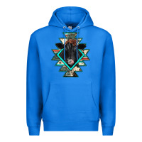 True Royal black angus cowhide aztec Premium Hoodie - JahusDesignShop