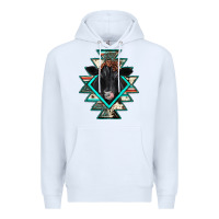 White black angus cowhide aztec Premium Hoodie - JahusDesignShop