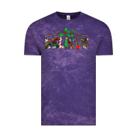 Cloud Purple believe santa claus christmas Vintage Tee - Jasminsmagicworld