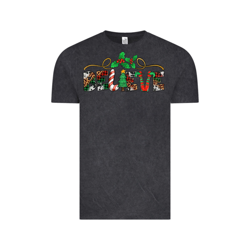 Believe Santa Claus Christmas Vintage Tee by Jasminsmagicworld | Teevron