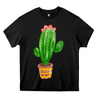 Black mexican cactus Heavy Core Tee - FaDigitalArtStudio
