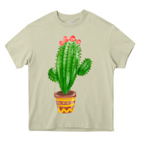 Mossy mexican cactus Heavy Core Tee - FaDigitalArtStudio