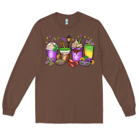 Chestnut mardi gras coffee cups Long Sleeve Tee - MaliasSmallBusiness