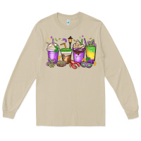Mushroom mardi gras coffee cups Long Sleeve Tee - MaliasSmallBusiness