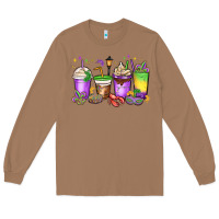 Toasted Coconut mardi gras coffee cups Long Sleeve Tee - MaliasSmallBusiness