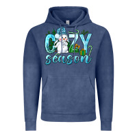 Vintage Denim cozy season winter christmas Vintage Hoodie - NancyCooperArtShop