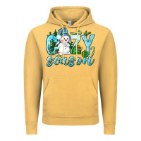 Vintage Mustard cozy season winter christmas Vintage Hoodie - NancyCooperArtShop
