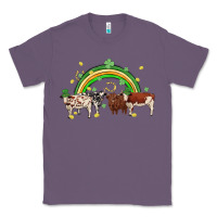 Lavender cow st patrick days Classic Tee - MaliasSmallBusiness