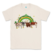 Natural cow st patrick days Classic Tee - MaliasSmallBusiness