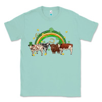Seafoam cow st patrick days Classic Tee - MaliasSmallBusiness