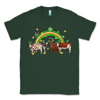 Sports Green cow st patrick days Classic Tee - MaliasSmallBusiness