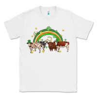 White cow st patrick days Classic Tee - MaliasSmallBusiness