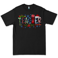 Black teacher christmas Premium Tee - RacoonDesign