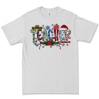 Dove Grey teacher christmas Premium Tee - RacoonDesign