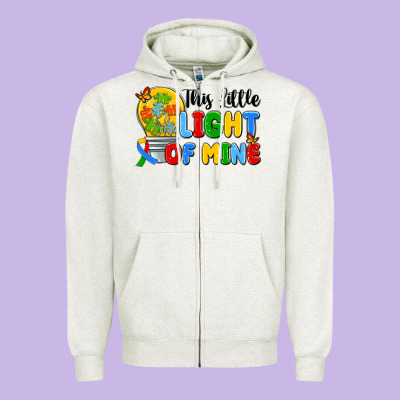 This Little Light Of Mine Zipper Hoodie Designed By Artiststas