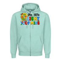 Seafoam this little light of mine Zipper Hoodie - Artiststas