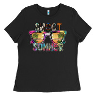Black sweet summer Ladies Tee - SublimationCraftShop