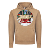 Vintage Coffee Merry Christmas Charolais Bull Vintage Hoodie - RanaPortraitStore