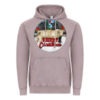 Vintage Zinc Merry Christmas Charolais Bull Vintage Hoodie - RanaPortraitStore