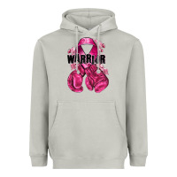 Moon Dust Warrior Breast Cancer with boxing gloves Heavyweight Hoodie - NancyCooperArtShop