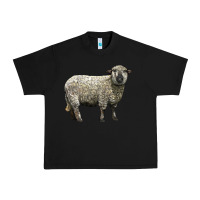 Black hampshire sheep Urban Heavy Tee - LillyAllenDesigns