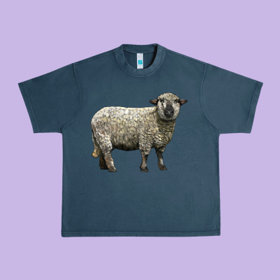 Hampshire Sheep Urban Heavy Tee Designed By Lillyallendesigns