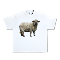 White hampshire sheep Urban Heavy Tee - LillyAllenDesigns