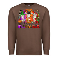 Chestnut happy hallothanksmas goats Premium Sweatshirt - texasbilliewilder
