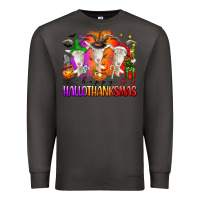 Smoke happy hallothanksmas goats Premium Sweatshirt - texasbilliewilder