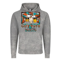 Cloud Rock cowboys and beers Vintage Hoodie - NancyCooperArtShop