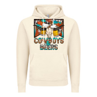 Vintage Artic cowboys and beers Vintage Hoodie - NancyCooperArtShop
