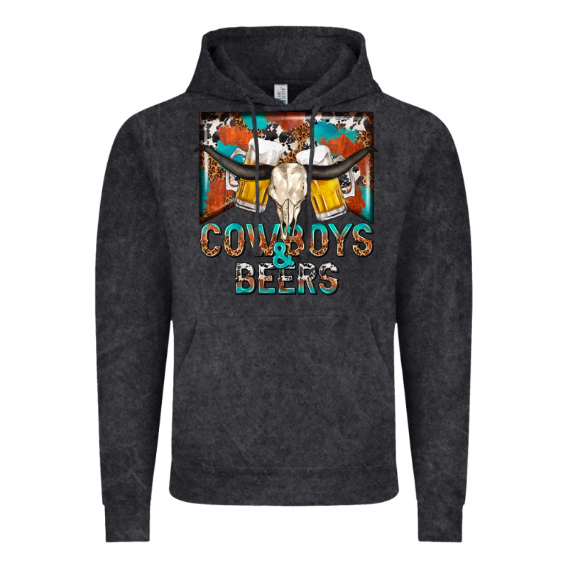 Cowboys And Beers Vintage Hoodie by NancyCooperArtShop | Teevron