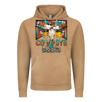 Vintage Camel cowboys and beers Vintage Hoodie - NancyCooperArtShop