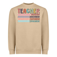 Mushroom retro teacher Heavyweight Sweatshirt - MaliasSmallBusiness