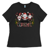 Black merry christmas Ladies Tee - CowhideDigitalArt