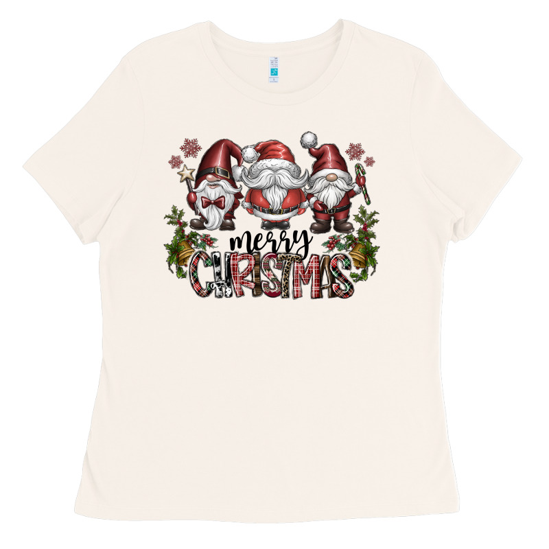 Merry Christmas Ladies Tee by CowhideDigitalArt | Teevron