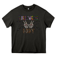 Asphalt halloween baby Heavy Core Tee - CowhideDigitalArt