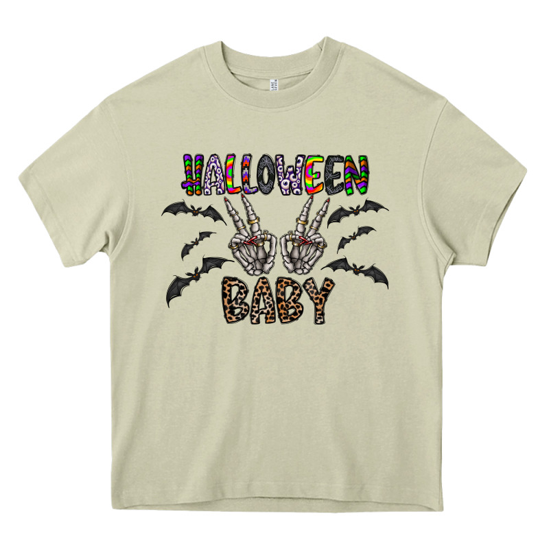 Halloween Baby Heavy Core Tee by CowhideDigitalArt | Teevron