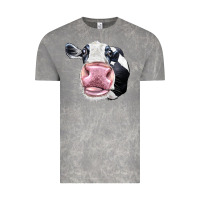 Cloud Rock Cute Holstein Face Vintage Tee - LillyAllenDesigns