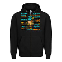 Black chicken typography Zipper Hoodie - Artiststas