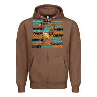 Chestnut chicken typography Zipper Hoodie - Artiststas