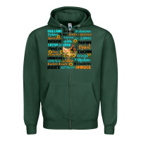 Sports Green chicken typography Zipper Hoodie - Artiststas