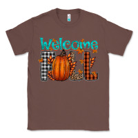 Chestnut Welcome Fall Classic Tee - CowhideDigitalArt