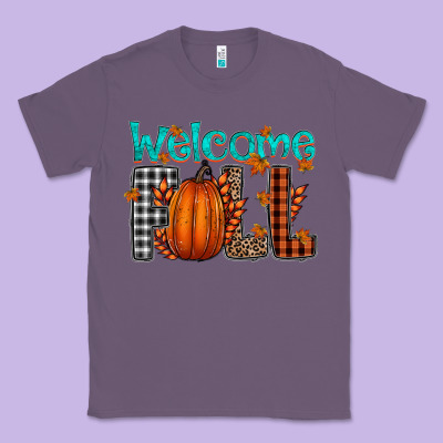 Welcome Fall Classic Tee Designed By Cowhidedigitalart
